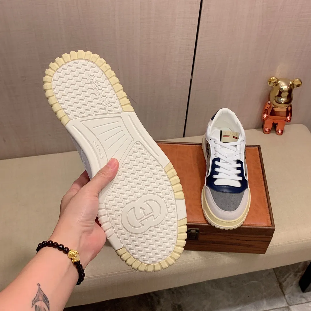 Men's Men's Shoes💰442💰💰🎩🎩[Lightning][Lightning] "GUCCI*" The latest and most popular casual shoes, top brand [Seduce] luxury ~ purchasing agent, top quality ~. [Strong] The upper is made of imported breathable cloth fabric with cowhide material ➕ breathable sheepskin feet (•) and fine workmanship. The original stylish and stylish soft rubber wear-resistant and non-slip outsole is light and comfortable on the feet. The real thing looks better in real photos. No. 013: code: 38-44, 3️⃣ colors selected